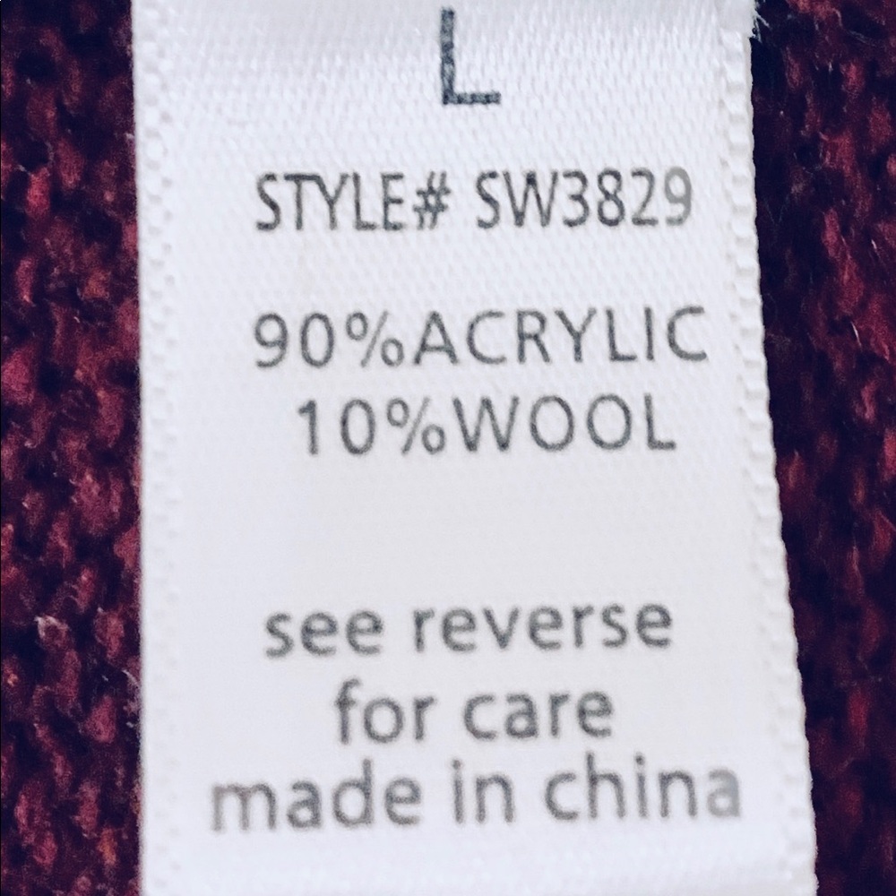 NWT Active USA Oversized Color-block Flattering Sweater - Picture 6 of 8